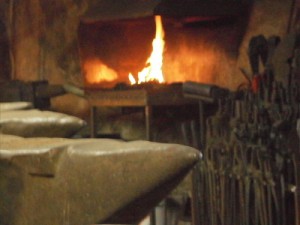 le petit volcan du foyer de la Forge du Luguet